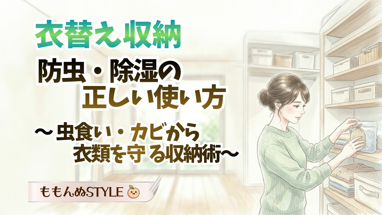 衣替え-防虫・除湿2026.3.22