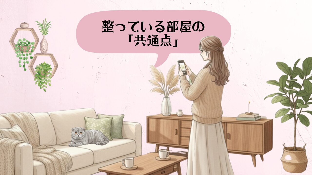 整っている部屋の共通点 アイキャッチ