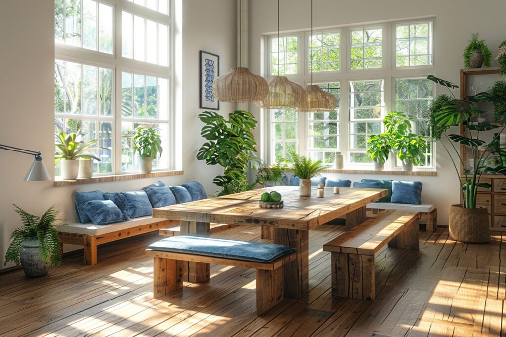 春インテリアのつくり方 春のリビングダイニング