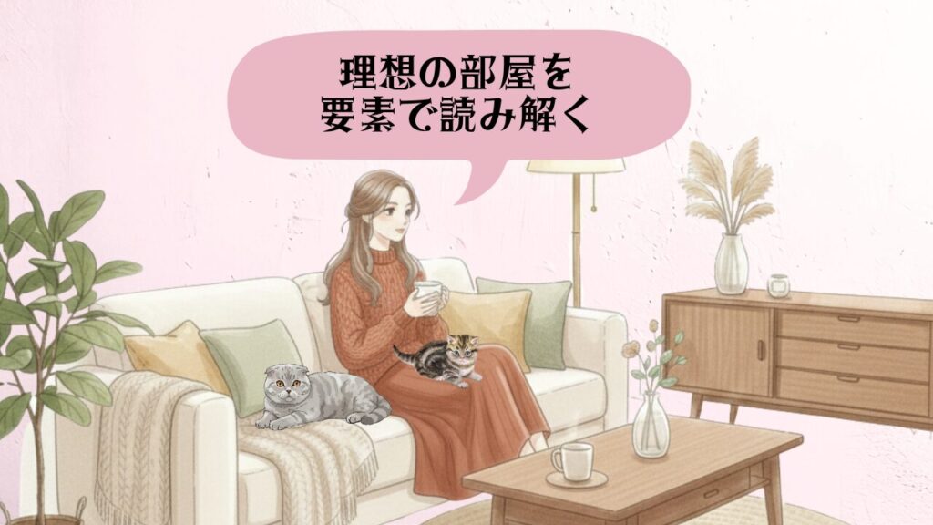 理想の部屋を要素で読み解く アイキャッチ