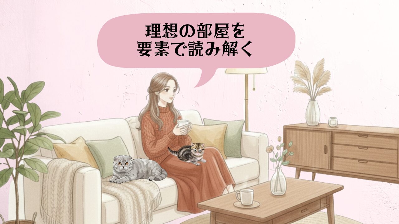 理想の部屋を要素で読み解く アイキャッチ