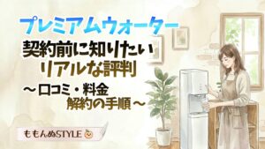 ウォーターサーバー商標プレミアムウォーターアイキャッチ2026.3.16