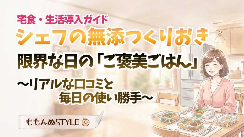 宅食シェフの無添つくりおき2026.4.4
