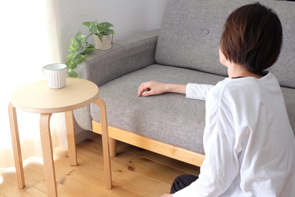 疲れている女性の画像